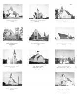 Congresional Church, Oberon, North Prairie Lutheran, Towner, Knox Evanglical, Gospel Mission, Catholic